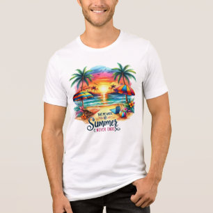 Summer Vibes Brushstroke Beach Sunset-34626 T Shirt