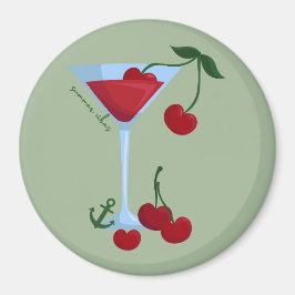 Summer Vibes Cherry Magnet