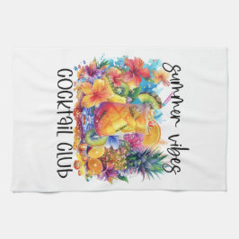 Summer vibes cocktail club | Tropical Drink Kökshandduk