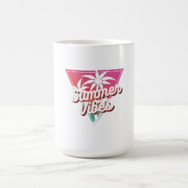 Summer Vibes Coffee Mugg - Tropical Beach Stil