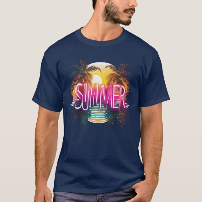 Summer Vibes Design für mehr summer feeling T Shirt (Framsida)