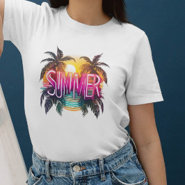 Summer Vibes Design für Strandfans T Shirt