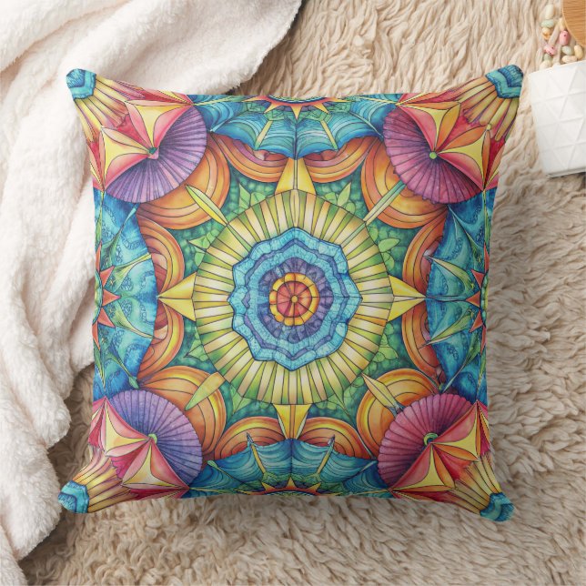 Summer Vibes designer cushion Kudde (Filt)