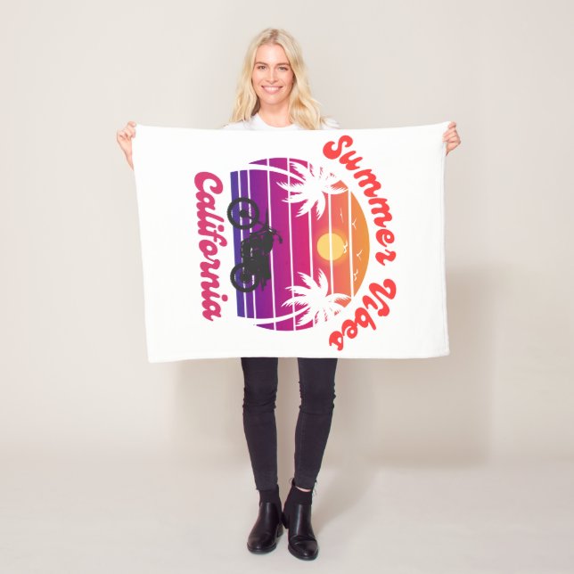 Summer Vibes Fleecefilt (På plats)