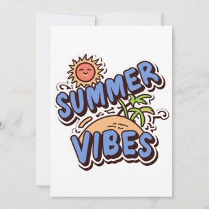 Summer Vibes Inbjudningar