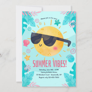 Summer Vibes Inbjudningar