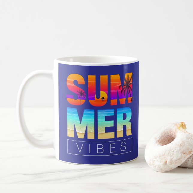 Summer Vibes Kaffemugg (Med munk)