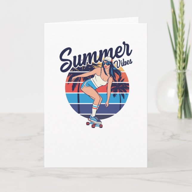 Summer Vibes Kort (Framsida)