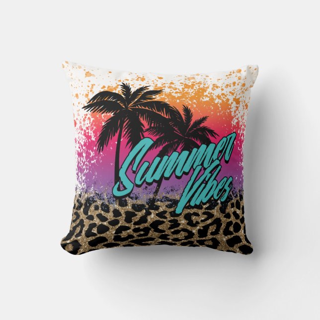 Summer Vibes Kudde (Framsida)