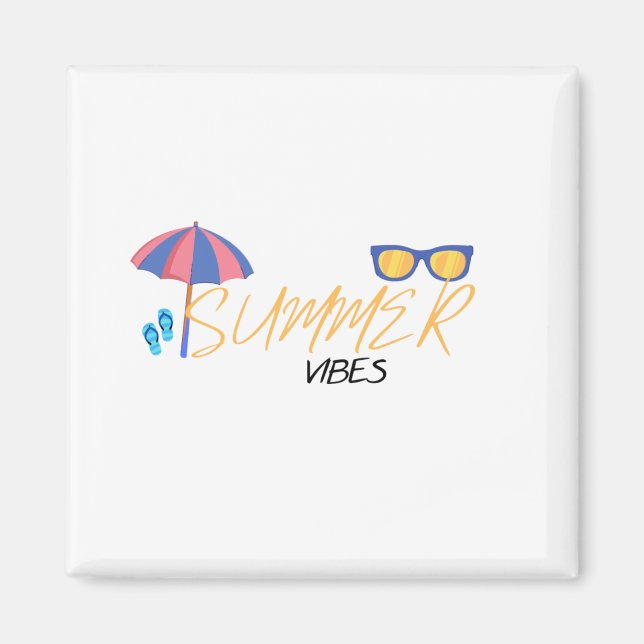 Summer Vibes Magnet (Framsidan)