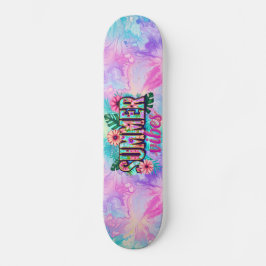 Summer Vibes Mini Skateboard Bräda 18,5 Cm