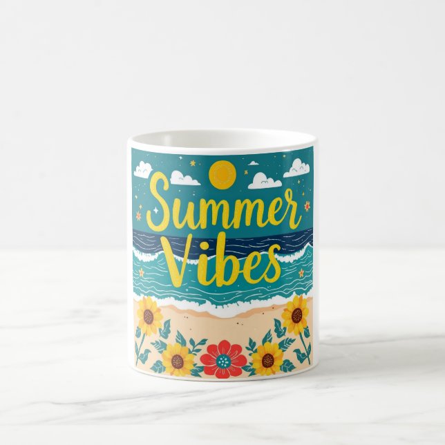 Summer Vibes Ocean Mug Kaffemugg (Center)