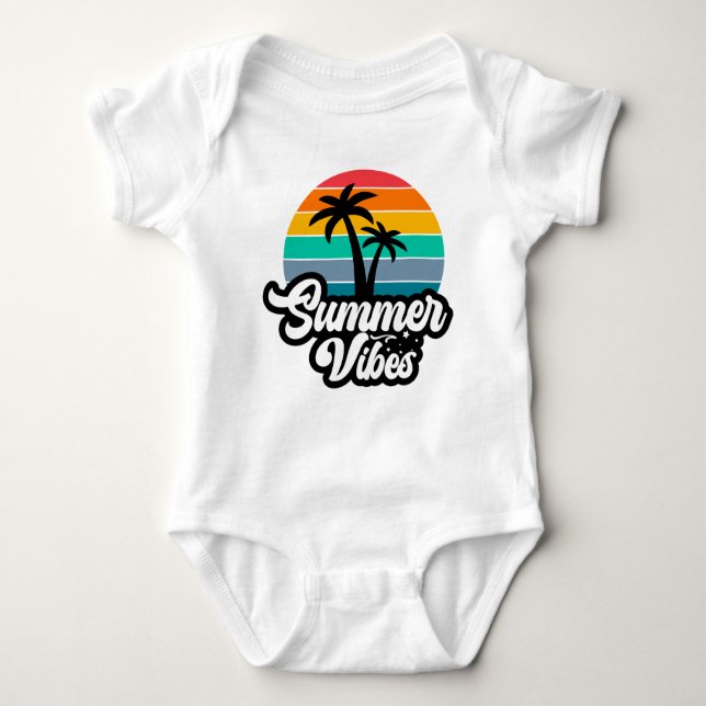 Summer Vibes Paradise-32922 T Shirt (Framsida)