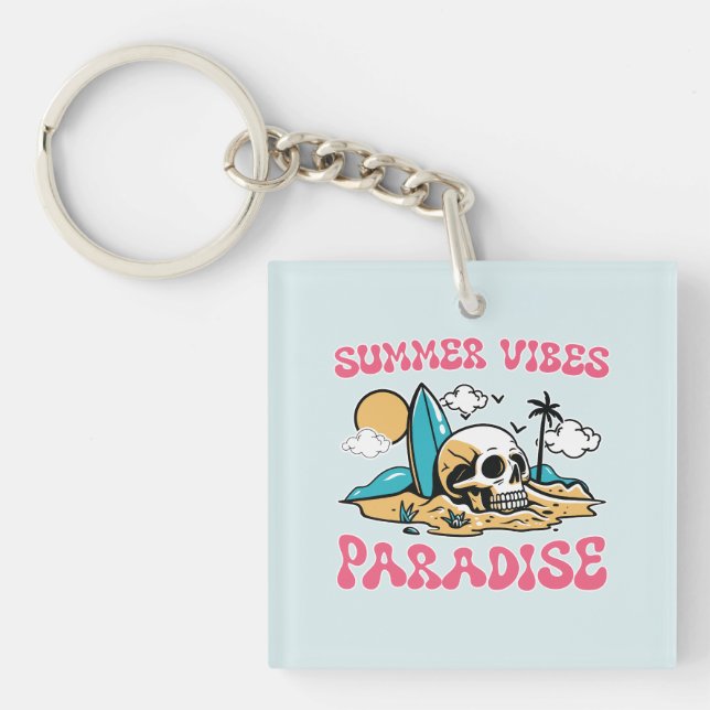 Summer Vibes Paradise - Skull (Framsidan)