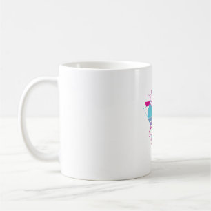 Summer Vibes Retro Handflatan Träd Kaffemugg