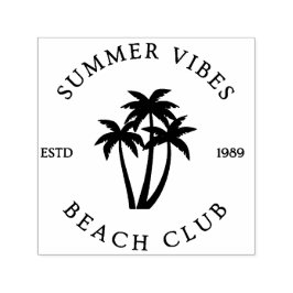 Summer Vibes Självfärgande Stämpel