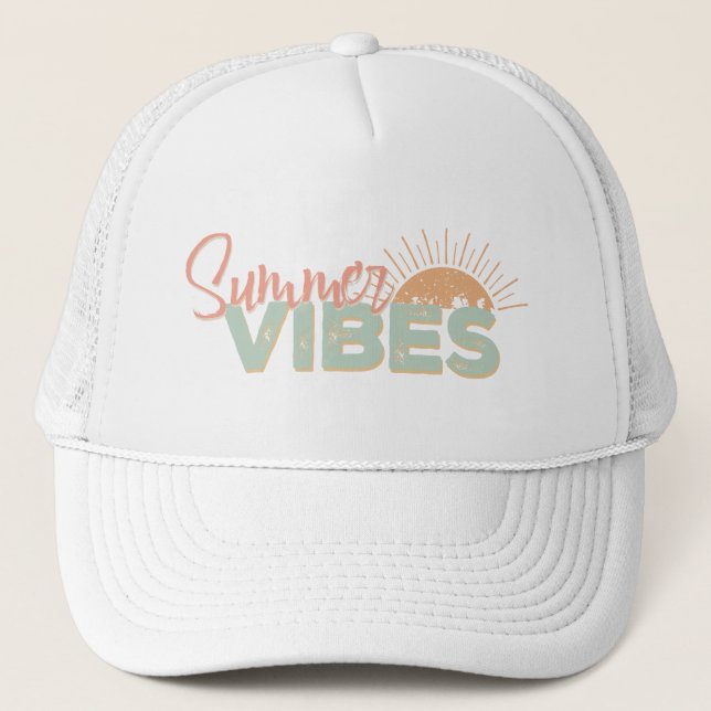 Summer Vibes Sunshine Keps (Framsida)
