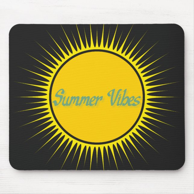 Summer Vibes Sunshine Mousepad Musmatta (Framsidan)