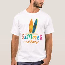 Summer Vibes Surfer Manar T Shirt