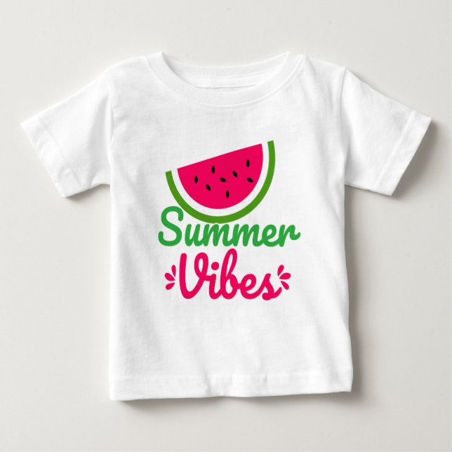 Summer Vibes T Shirt (Framsida)