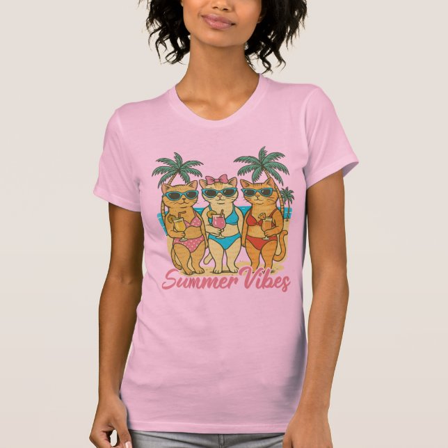 Summer Vibes 🌞 T Shirt (Framsida)