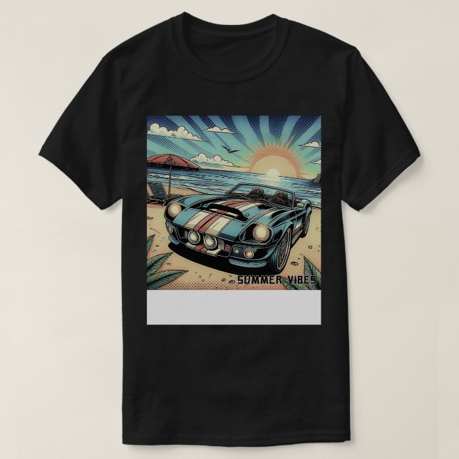 Summer Vibes T Shirt (Design framsida)