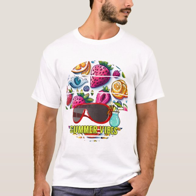 Summer Vibes T Shirt (Framsida)