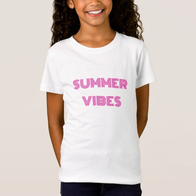 "Summer Vibes" T-Shirt (Framsida)