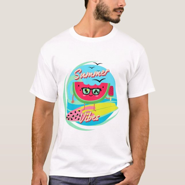 Summer Vibes T Shirt (Framsida)