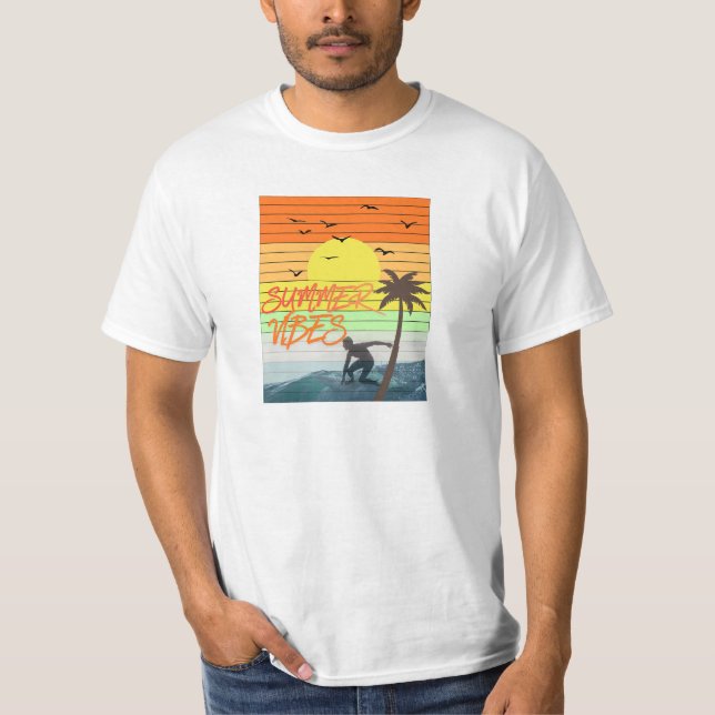 Summer Vibes T Shirt (Framsida)
