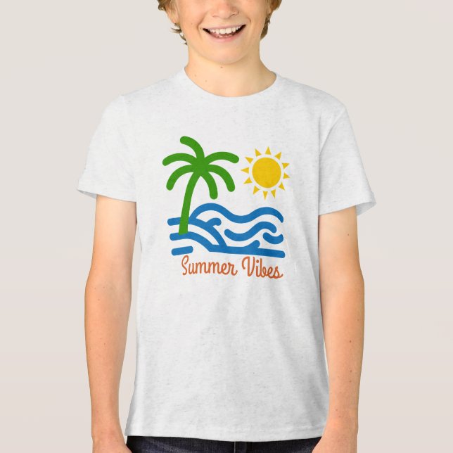 Summer Vibes T Shirt (Framsida)