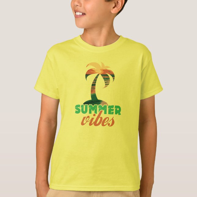 Summer Vibes T Shirt (Framsida)