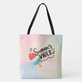 Summer Vibes Tote Bag Tygkasse