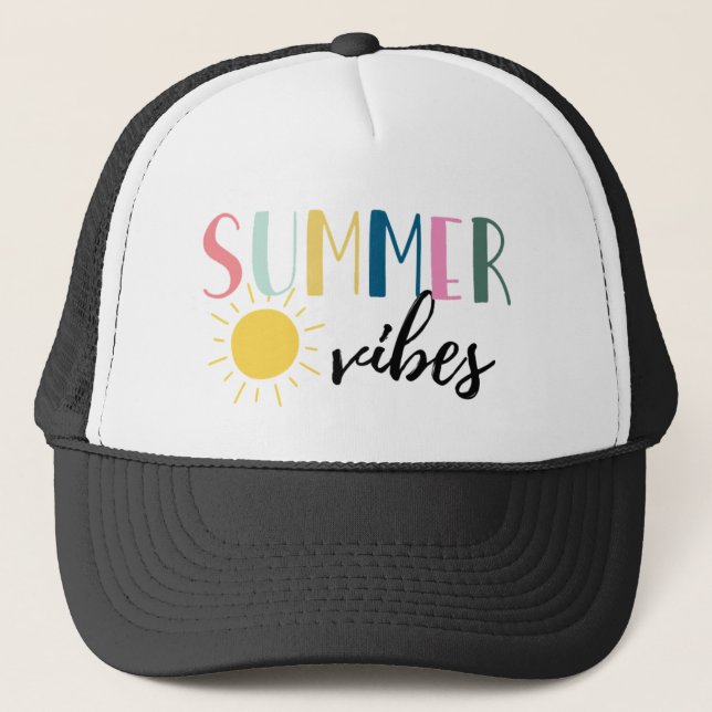 Summer Vibes Truckerkeps (Framsida)