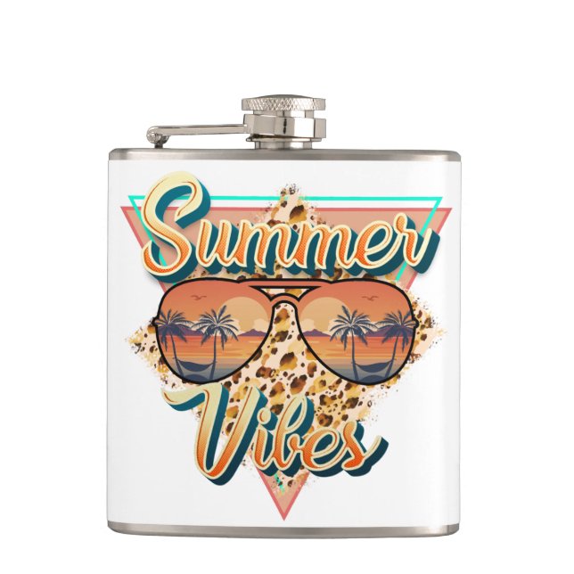 Summer Vibes | Vintage Solglasögon | Beach Sunset Fickplunta (Framsidan)