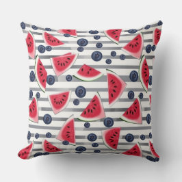 Summer Watermelon Rand Kudde