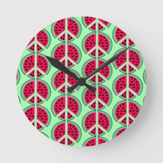 Summer Watermelon Rund Klocka