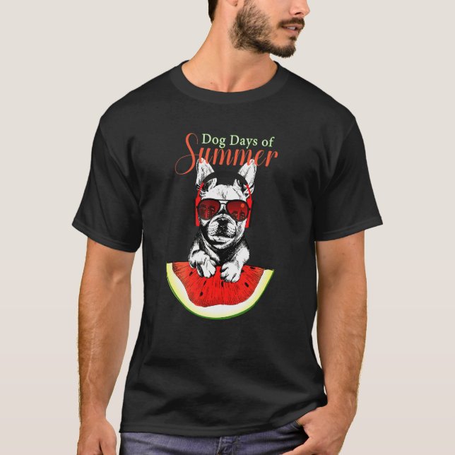 Summer Welsh Corgi Corgi T Shirt (Framsida)