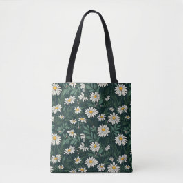 Summer White Daisy Meadow Tygkasse