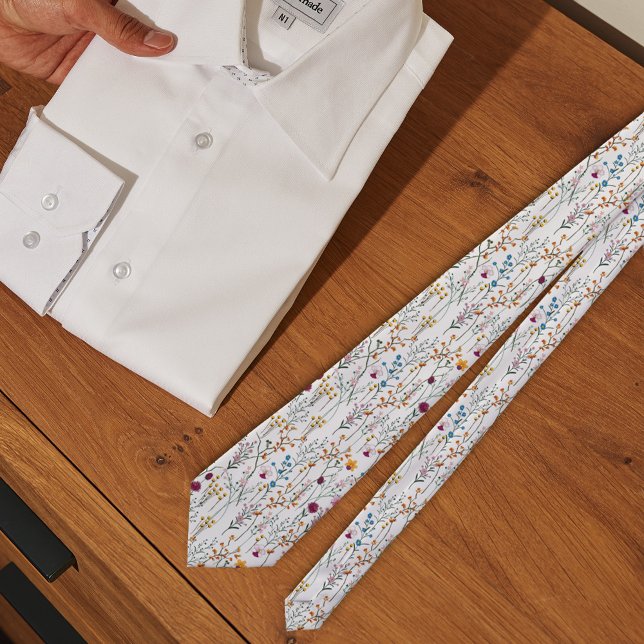 Summer Wildblomma Mönster Slips (Tie next to shirt)