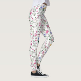 Summer Wildblommor Leggings