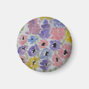 Summer Wildblommor Magnet
