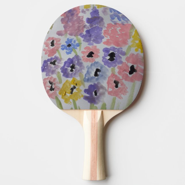 Summer Wildblommor Pingisracket (Framsidan)