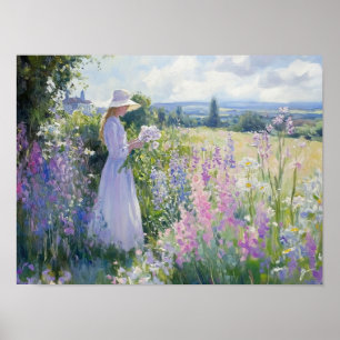 Summer Wildblommor Poster