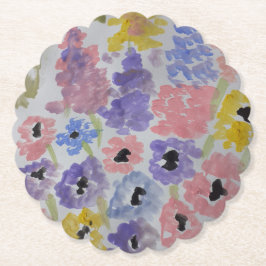 Summer Wildblommor Underlägg Papper