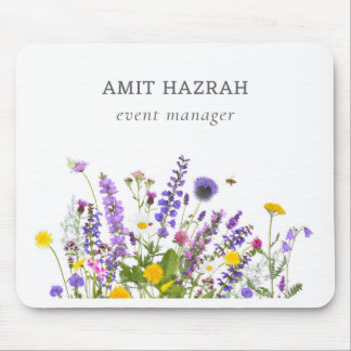 Summer Wildflower Field Nature mouse pad Musmatta