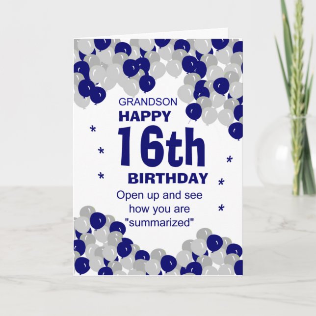 summerad barnsons födelsedag kort (Framsida)