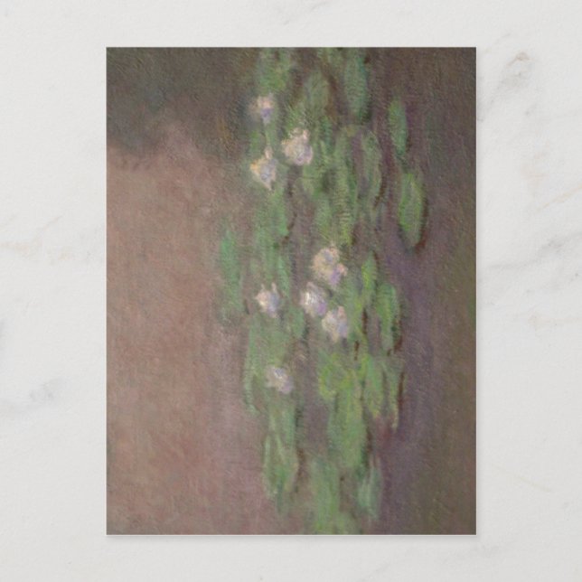 Summerad Monet, stängning av Vatten liljepond, en  Vykort (Framsida)