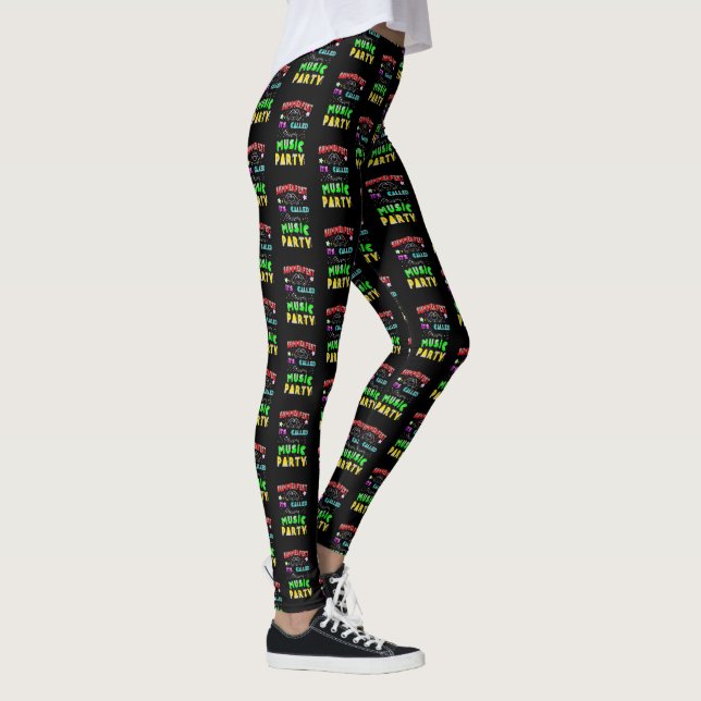 Summerfest som heter Music Party Leggings (Höger)