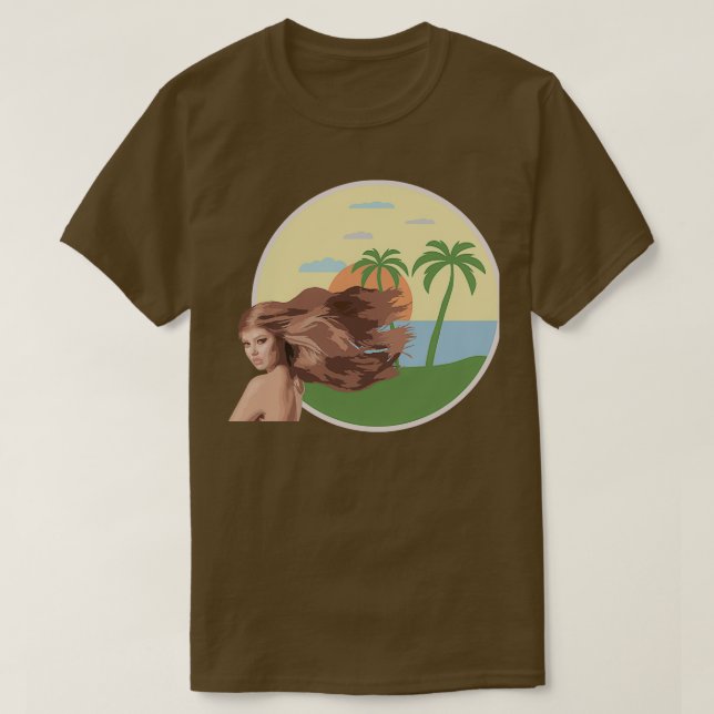 summerflicka t shirt (Design framsida)